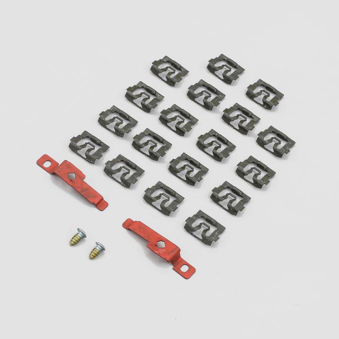 Detroit Muscle Technologies Mopar E Body 71-74 Barracuda Challenger Rear Window Reveal Trim Clip Set EXX7174TC02-C8005