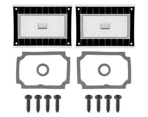 AMD Park Lamp Lenses, with Gaskets and Screws, 14-pc set, 70-71 Dart Demon Swinger X135-2070-S