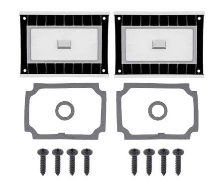 AMD Park Lamp Lenses, with Gaskets and Screws, 14-pc set, 70-71 Dart Demon Swinger X135-2070-S