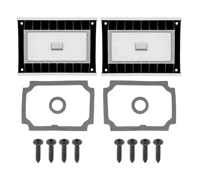 AMD Park Lamp Lenses, with Gaskets and Screws, 14-pc set, 70-71 Dart Demon Swinger X135-2070-S