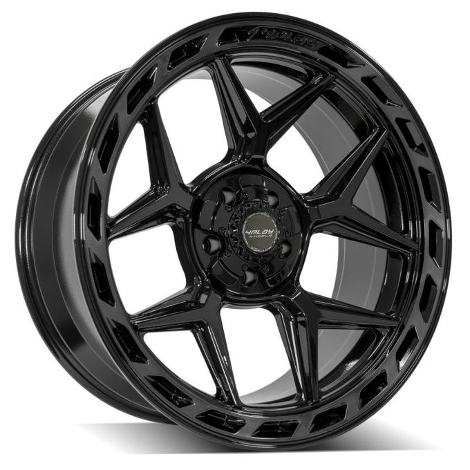 4PLAY Wheels 4P55 - 4PLAY Gen3 4P55 22x10 5x5" & 5x5.5" -18et in Brushed Black 4P55-22100-5D55-18BBT