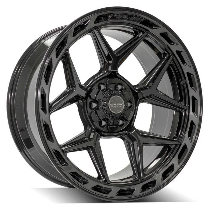 4PLAY Wheels 4P55 - 4PLAY Gen3 4P55 22x10 6x135mm & 6x5.5" -18et in Brushed Black 4P55-22100-6D55-18BBT
