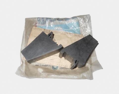 Detroit Muscle Technologies Mopar A Body 73-76 Door Window Glass Down Stop Bumper Pair CHR3759155