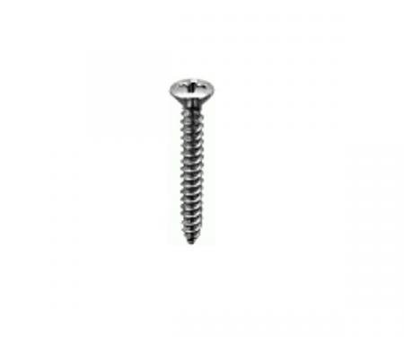 8 X 3/4 Phillips Oval Head Tapping Screw Chrome