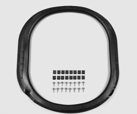 Detroit Muscle Technologies Mopar B Body 69-72 Air Grabber / Ramcharger Box to Air Cleaner Seal WITH Clips & Screws CHR2898458-BUNDLE