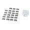 AMD Windshield Reveal Molding Clip Set, 46pcs, 70-76 Duster Demon Dart Sport X385-1370-1S