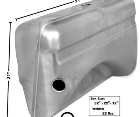 Dynacorn 64-66 Fuel Tank w/o Eec 2" Neck 18g Barracuda / Dart / Valiant T86J