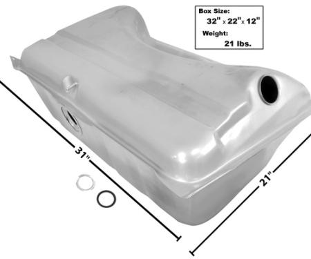 Dynacorn 71-76 Fuel Tank w/Vent Pipe 16 Ga Dart / Duster / Scamp / Valiant T86Q