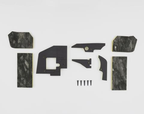 Detroit Muscle Technologies Mopar C Body 65-68 AC Firewall with Pins & Kick Panel Kickpanel Insulation CXX6568FI12