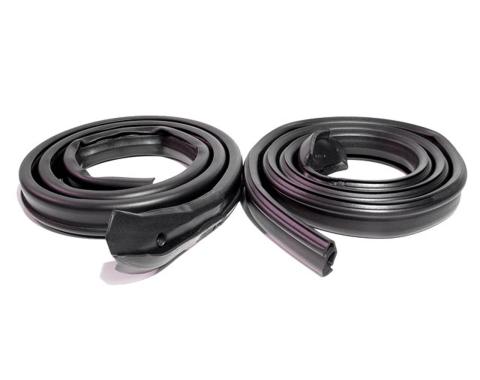 Metro Moulded Parts 1971-1974 Plymouth / Dodge Molded Roof Rail Seals for 2-Door Hardtop. Pair r&l RR 4009-A