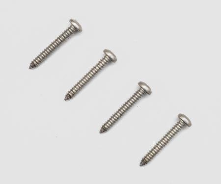 Detroit Muscle Technologies Mopar A B Body 66-78 Armrest Arm Rest Pad Attaching Screws STAINLESS Set 4pc ABX6778AR01-4