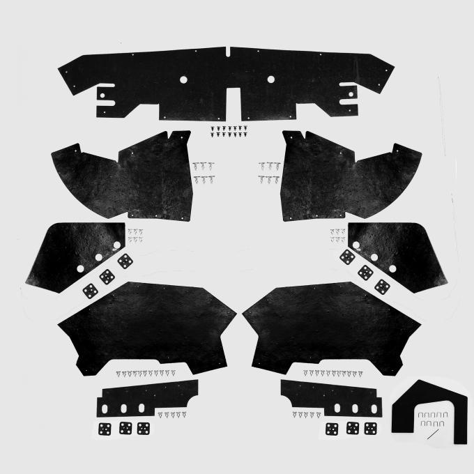 Detroit Muscle Technologies Mopar C Body 70-71 Chrysler New Yorker 300 MEGA Splash Shield Set CNE7071SS90