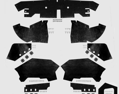 Detroit Muscle Technologies Mopar C Body 70-71 Chrysler New Yorker 300 MEGA Splash Shield Set CNE7071SS90