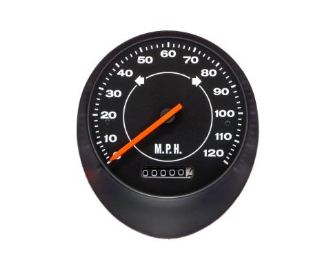 AMD Speedometer, 0-120 mph, w/o Rallye Gauges, 70-74 Barracuda Challenger X474-1570-12