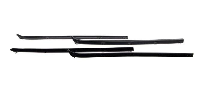 AMD Front Door Beltline Window Felts, Inner & Outer, 80-93 Dodge Truck Ramcharger 582-4780-1S
