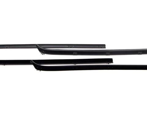 AMD Front Door Beltline Window Felts, Inner & Outer, 80-93 Dodge Truck Ramcharger 582-4780-1S