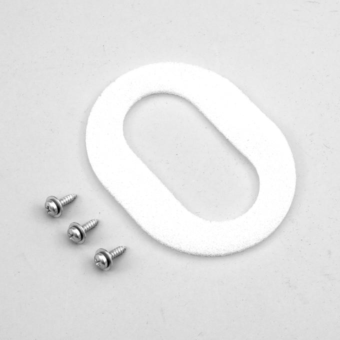Detroit Muscle Technologies Mopar B E Body 70-71 ECS Fuel Tank Vent Line Bulkhead Gasket with Screws BEX7071ECS-SCREWS