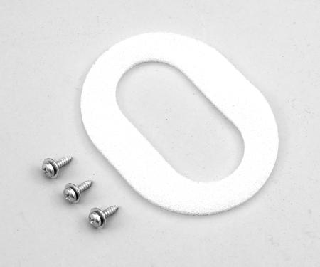 Detroit Muscle Technologies Mopar B E Body 70-71 ECS Fuel Tank Vent Line Bulkhead Gasket with Screws BEX7071ECS-SCREWS