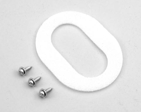 Detroit Muscle Technologies Mopar B E Body 70-71 ECS Fuel Tank Vent Line Bulkhead Gasket with Screws BEX7071ECS-SCREWS