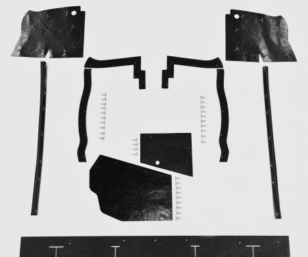 Splash Shield Set, Complete (Manual Transmission), 66 Dodge Coronet