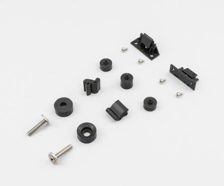 Detroit Muscle Technologies Mopar B Body 71-74 Charger Hood Bumper Set with Hood Wedges BCH7174BB90W