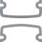 AMD Park Lamp Lens Gaskets, Pair, 73-76 Plymouth A-Body X134-1073-P