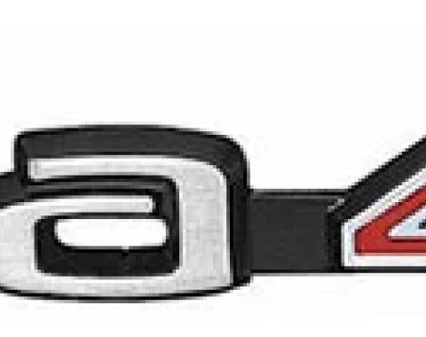 AMD Hood Emblem, Cuda 440-6, LH or RH, 70-71 Barracuda K-2998798