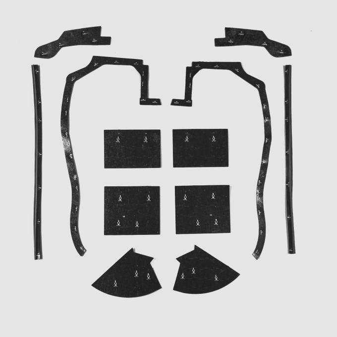 Detroit Muscle Technologies Mopar B Body 64 Belvedere Fury Savoy MEGA Splash Shield Set -Manual BBE6464SS91