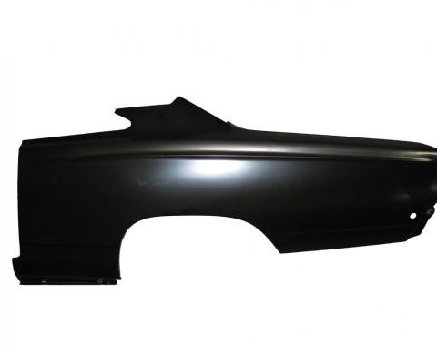 Mopar B-Body Full Quarter Panel Skin LH, 1968