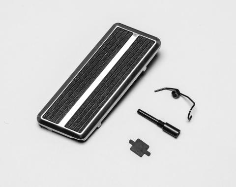Detroit Muscle Technologies Mopar A Body B E 71-72 Accelerator Gas Pedal WITH STAINLESS TRIM ABE7172PP04-GP2C