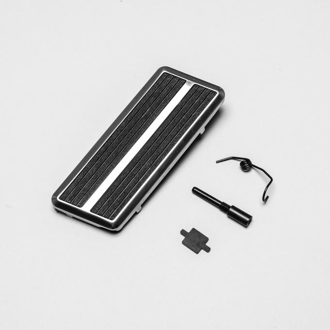 Detroit Muscle Technologies Mopar A Body B E 71-72 Accelerator Gas Pedal WITH STAINLESS TRIM ABE7172PP04-GP2C