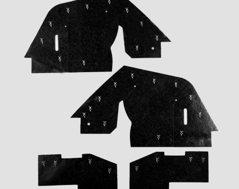 Detroit Muscle Technologies Mopar C Body 69-71 Chrysler A Arm Splash Shield Set CXX6971SS70