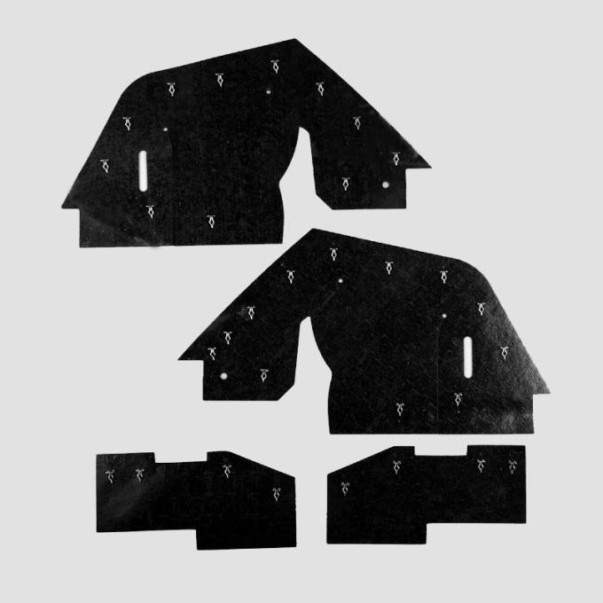 Detroit Muscle Technologies Mopar C Body 69-71 Chrysler A Arm Splash Shield Set CXX6971SS70