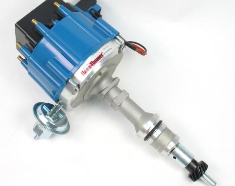 Pertronix Street Strip HEI Distributor for Ford Small Block Engines, 6.9A 4-Pin HEI Module / Blue Cap D1352
