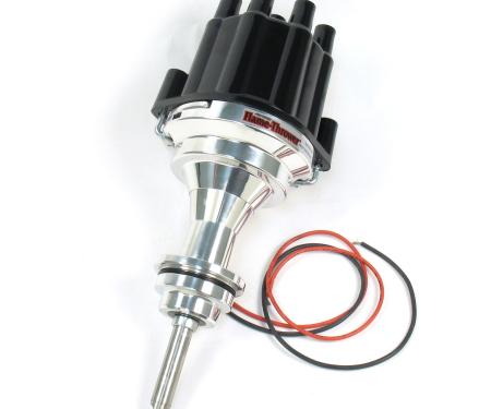 Pertronix Billet Distributor for Mopar 273-360 Engines (Ignitor II) with Mechanical Advance, Black / Female D141800