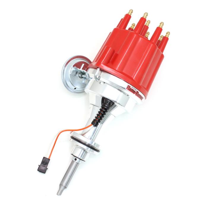 Pertronix Magnetic Pickup Billet Distributor for Mopar 383-400 Engines, Red Cap Color D342711
