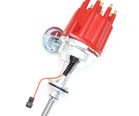 Pertronix Magnetic Pickup Billet Distributor for Mopar 383-400 Engines, Red Cap Color D342711