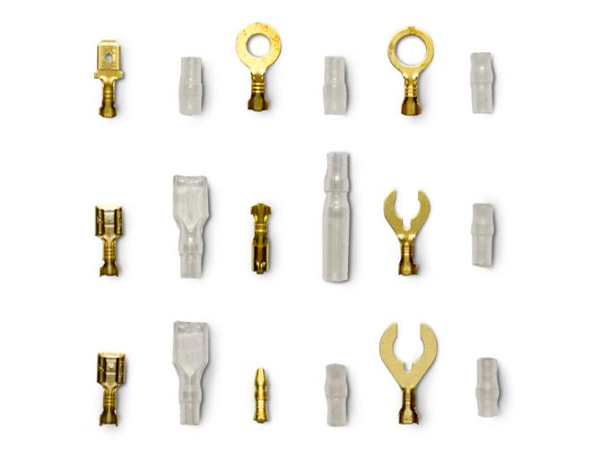 Pertronix Terminal Kit Brass Open Barrel with covers (326pcs) A2032