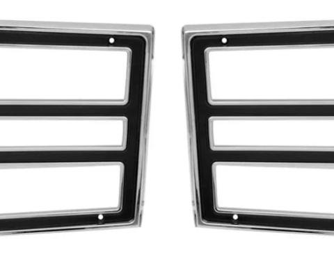 AMD Tail Lamp Bezels, LH/RH Pair, 68 Dart K-MA2088