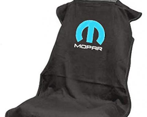 Seat Armour Mopar, Seat Towel, Black with Logo SA100MOPB