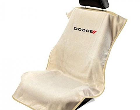 Seat Armour New Dodge, Seat Towel, Tan with Logo SA100NDODT