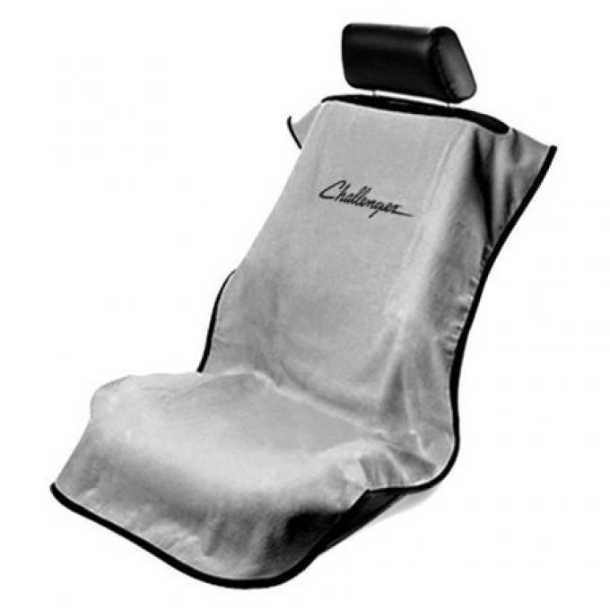 Seat Armour Challenger Seat Towel, Grey with Script SA100CHLG