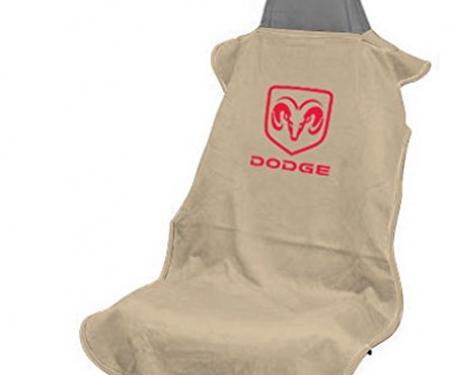 Seat Armour Dodge Seat Towel, Tan with Logo SA100DODT