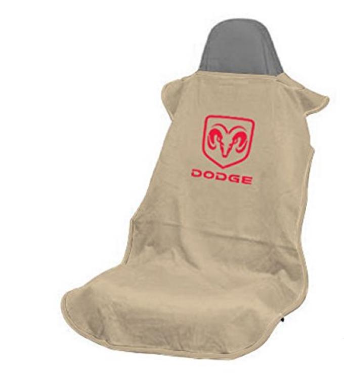 Seat Armour Dodge Seat Towel, Tan with Logo SA100DODT