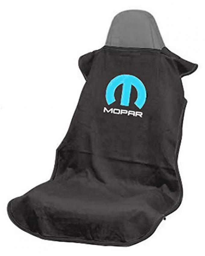 Seat Armour Mopar, Seat Towel, Black with Logo SA100MOPB