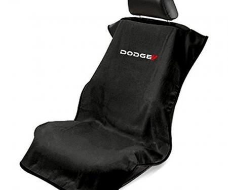 Seat Armour New Dodge, Seat Towel, Black with Logo SA100NDODB