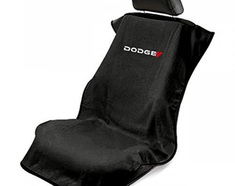 Seat Armour New Dodge, Seat Towel, Black with Logo SA100NDODB