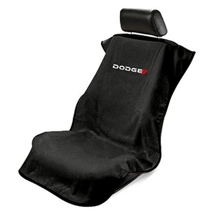 Seat Armour New Dodge, Seat Towel, Black with Logo SA100NDODB