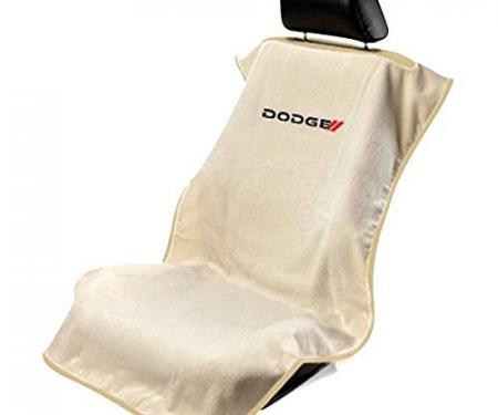 Seat Armour New Dodge, Seat Towel, Tan with Logo SA100NDODT