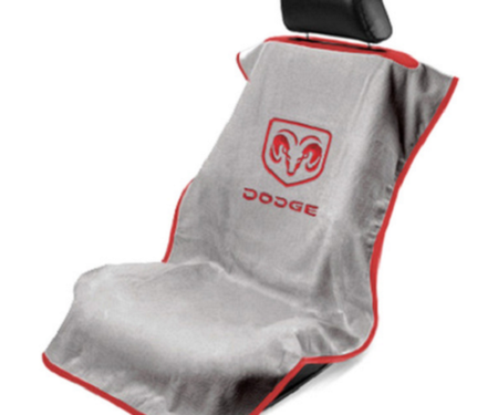 Seat Armour Dodge Seat Towel, Grey with Logo SA100DODG